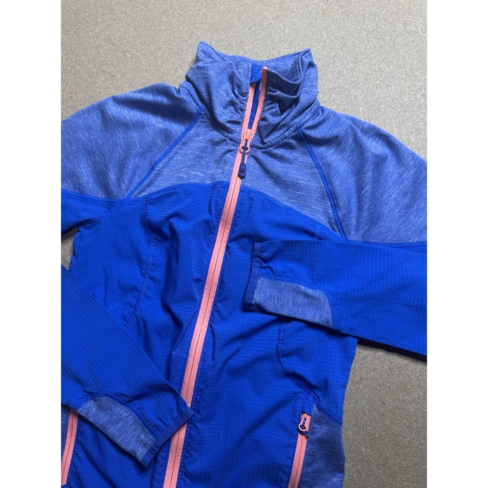 Mountain Hardwear Women's Size Xs Blue Full Zip Lightweight Track Jacket Outdoor